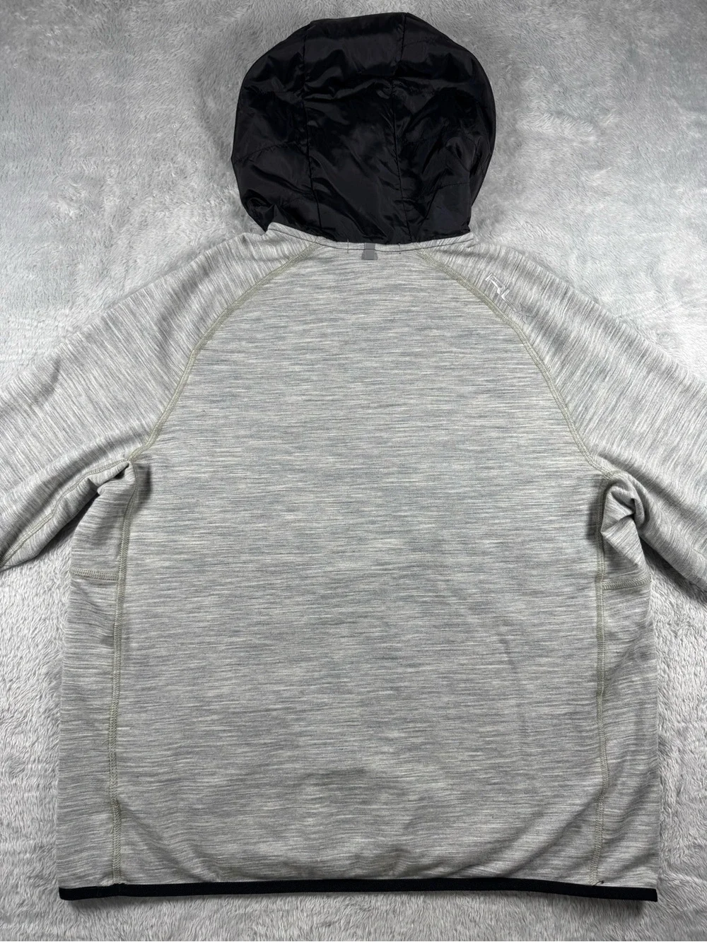 RLX Ralph Lauren Hybrid Wool Quarter Zip Hoodie Large